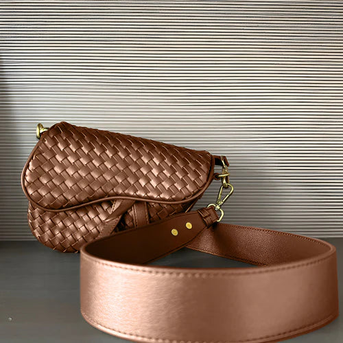 Rivora - Madelyn Woven Saddlebag