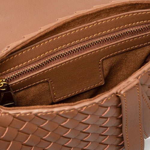 Rivora - Madelyn Woven Saddlebag